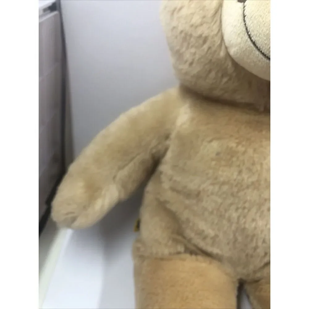 Build a Bear Plush Smiling Teddy Bear Tan Plain Stuffed Animal Toy BAB